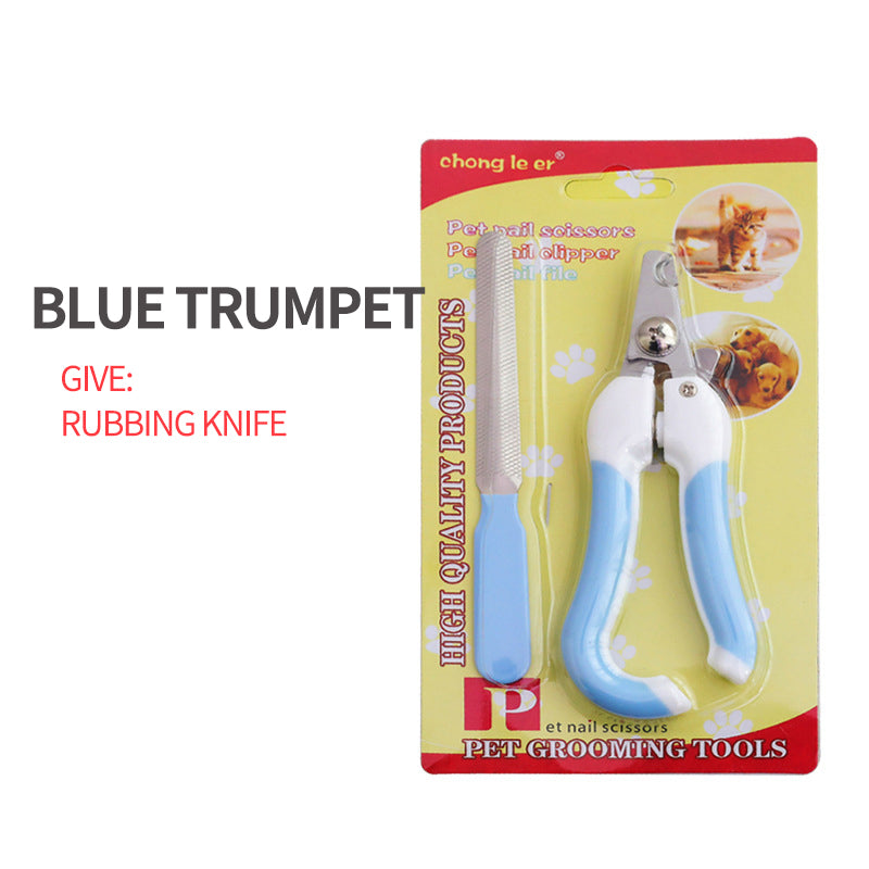 Pets Dog and Cat Nail Clippers - Nail File for Small Medium Large Pets - with Safety Guard to Avoid Over Cutting Toenail
