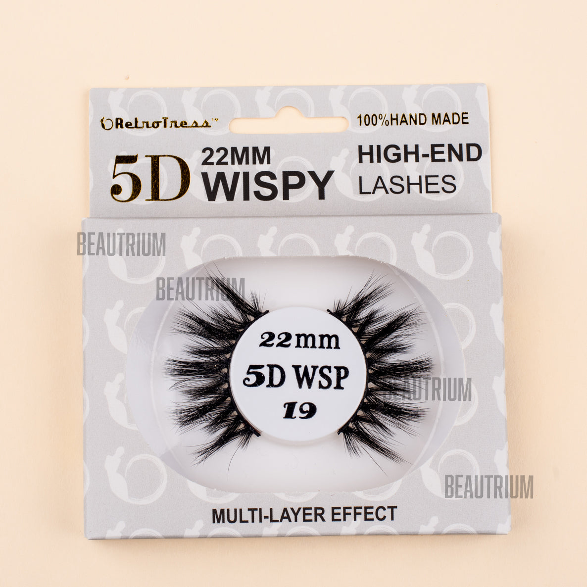 RetroTress 5D 22mm Wispy High End Lashes Mink Eyelashes HAND MADE Bulk