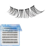 Broadway Lash Clusters, 9-16mm Assorted Trendy False Eyelashes, Customizable DIY Individual Lash Extensions for Beginners, Lightweight & Comfortable Wide Band, Great for Everyday Glam