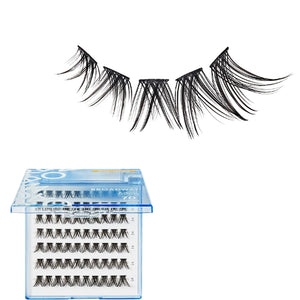 Broadway Lash Clusters, 9-16mm Assorted Trendy False Eyelashes, Customizable DIY Individual Lash Extensions for Beginners, Lightweight & Comfortable Wide Band, Great for Everyday Glam
