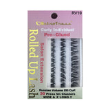 RetroTress Curly Individual Rolled Up Lash Pre Glued (20 Styles)