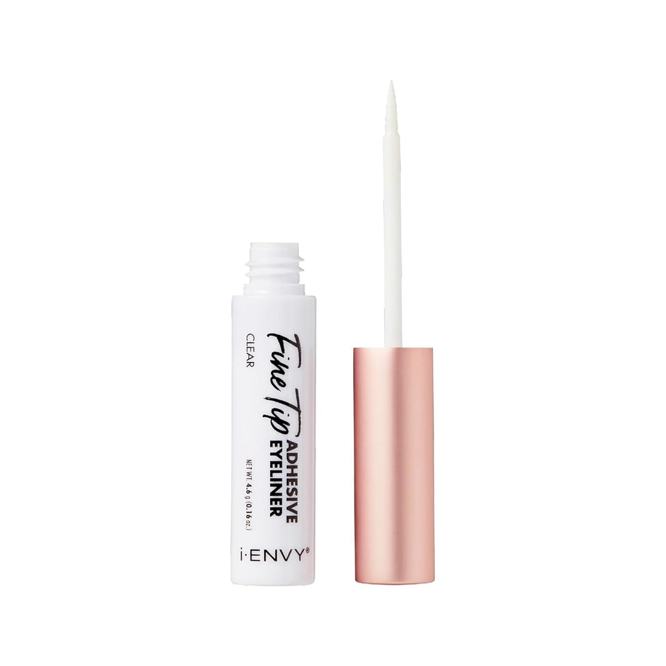 i-ENVY Fine Tip Adhesive Eyeliner, Precision Eyeliner & Eye Lash Glue, Easy Application & Removal, Strong Long-Lasting All Day Hold Adhesiveness