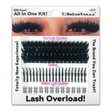 ALL IN ONE KIT -DD CURL TOP LASH CLUSTERS +SPIKES + BOTTOM LASH  CLUSTERS 3 IN ONE BOX