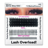 ALL IN ONE KIT -DD CURL TOP LASH CLUSTERS +SPIKES + BOTTOM LASH  CLUSTERS 3 IN ONE BOX