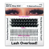 ALL IN ONE KIT -DD CURL TOP LASH CLUSTERS +SPIKES + BOTTOM LASH  CLUSTERS 3 IN ONE BOX