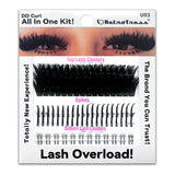 ALL IN ONE KIT -DD CURL TOP LASH CLUSTERS +SPIKES + BOTTOM LASH  CLUSTERS 3 IN ONE BOX