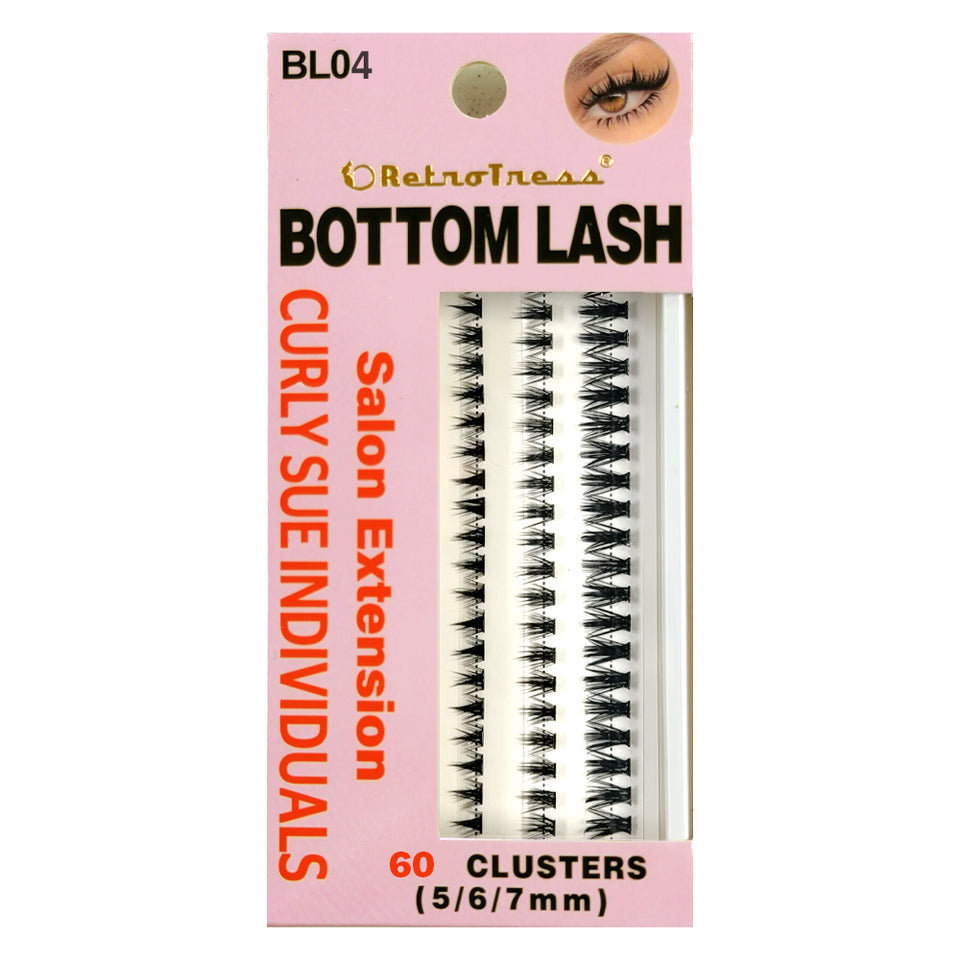 RetroTress Bottom Lash DIY Individual Clusters Lower Under Lash Extensions