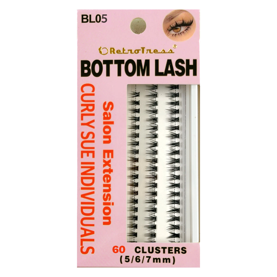 RetroTress Bottom Lash DIY Individual Clusters Lower Under Lash Extensions
