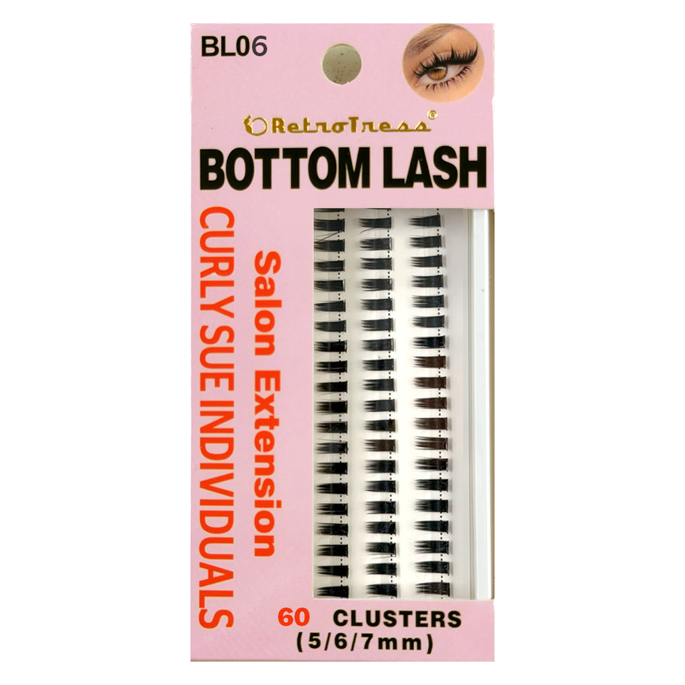 RetroTress Bottom Lash DIY Individual Clusters Lower Under Lash Extensions