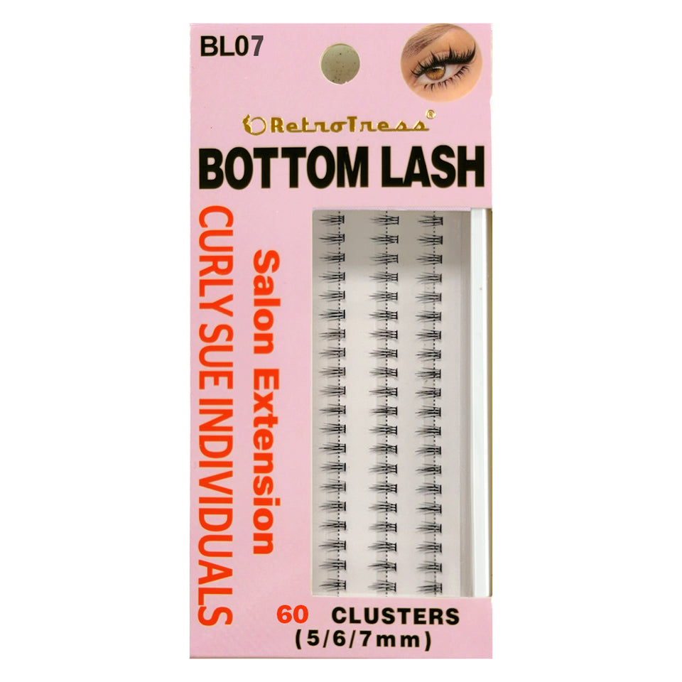 RetroTress Bottom Lash DIY Individual Clusters Lower Under Lash Extensions