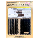 DIY Retrotress Lash Extension Mix styles Lash Clusters Individual Explosive eyelashes with Bond&Seal Remover Tweezers