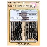 DIY Retrotress Lash Extension Mix styles Lash Clusters Individual Explosive eyelashes with Bond&Seal Remover Tweezers