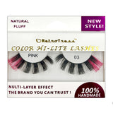 RetroTress  COLOR HI LITE LASHES-PINK Party Special Eyelashes