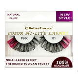 RetroTress  COLOR HI LITE LASHES-PINK Party Special Eyelashes