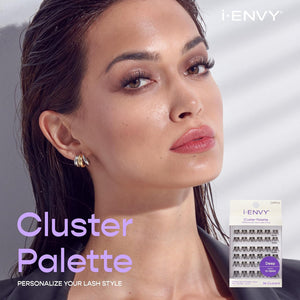 i-ENVY Cluster Palette Lash Refill, DIY Lash Makeup, Clusters False Eyelash, Varied Length, Customizable Under Lash Extension Layering