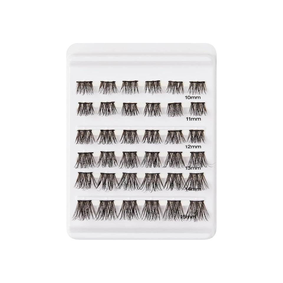 i-ENVY Cluster Palette Lash Refill, DIY Lash Makeup, Clusters False Eyelash, Varied Length, Customizable Under Lash Extension Layering