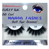 RETROTRESS CURLY SUE MANGA  EYE LASHES DOLL EYE ANIMATE YOUR EYES !