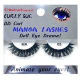 RETROTRESS CURLY SUE MANGA  EYE LASHES DOLL EYE ANIMATE YOUR EYES !