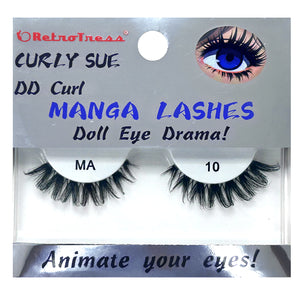 RETROTRESS CURLY SUE MANGA  EYE LASHES DOLL EYE ANIMATE YOUR EYES !