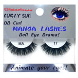 RETROTRESS CURLY SUE MANGA  EYE LASHES DOLL EYE ANIMATE YOUR EYES !