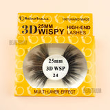 RetroTress 3D 25mm Wispy High-End Lashes Mink HAND MADE Eyelashes Bulk Variety Mixed Dramatic Long Soft Fluffy Wispy Bold Big False Eyelashes Makeup