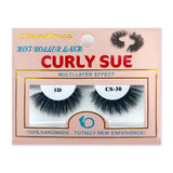 RetroTress Curly Sue Hot  Roller Eyelashes HAND MADE  Bulk Variety Mixed Dramatic Long Soft Fluffy Wispy Bold Big False Eyelashes Makeup