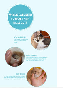 Pets Dog and Cat Nail Clippers - Nail File for Small Medium Large Pets - with Safety Guard to Avoid Over Cutting Toenail