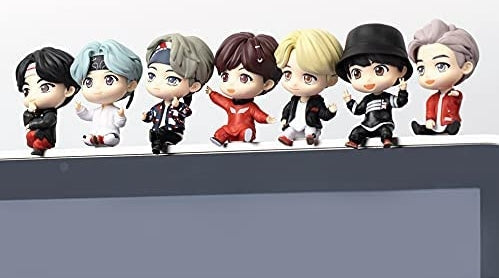 TinyTAN BTS Bangtan Monitor Figure - Figurines Collection - All 7 Characters Individually