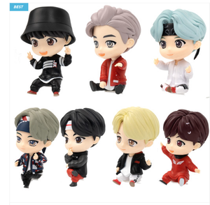 TinyTAN BTS Bangtan Monitor Figure - Figurines Collection - All 7 Characters Individually