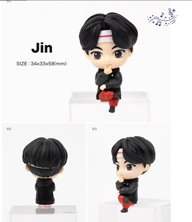 TinyTAN BTS Bangtan Monitor Figure - Figurines Collection - All 7 Characters Individually