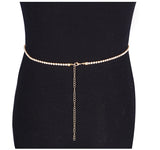 StoneFans Sequins Belly Waist Chain Body Jewelry Women Sexy Bikini Beach Body Chain Vintage Paillette Charm Body Chain Jewelry