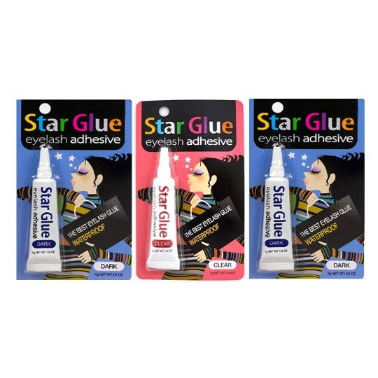 Star Glue Waterproof Eyelash Adhesive /Glue Eyelash Glue Liner/ Clear For Eye Shadow Mascara And Eyeliner Made in Korea- K beauty-