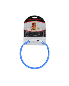 LED Dog Collar, USB Rechargeable ,for Night Safety