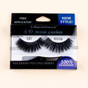 RetroTress 5D Mink Eyelashes Bulk Variety Mixed Dramatic Long Soft Fluffy Wispy Bold Big False Eyelashes Makeup