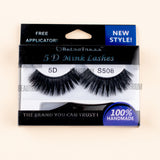RetroTress 5D Mink Eyelashes Bulk Variety Mixed Dramatic Long Soft Fluffy Wispy Bold Big False Eyelashes Makeup
