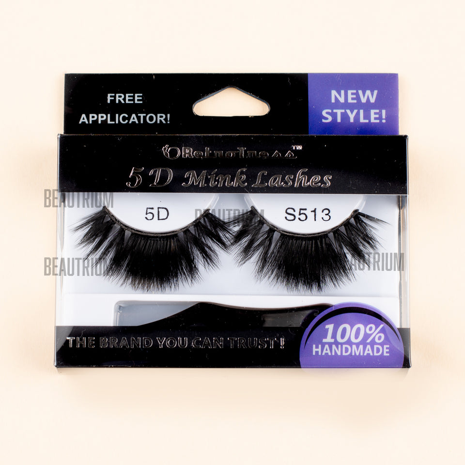 RetroTress 5D Mink Eyelashes Bulk Variety Mixed Dramatic Long Soft Fluffy Wispy Bold Big False Eyelashes Makeup