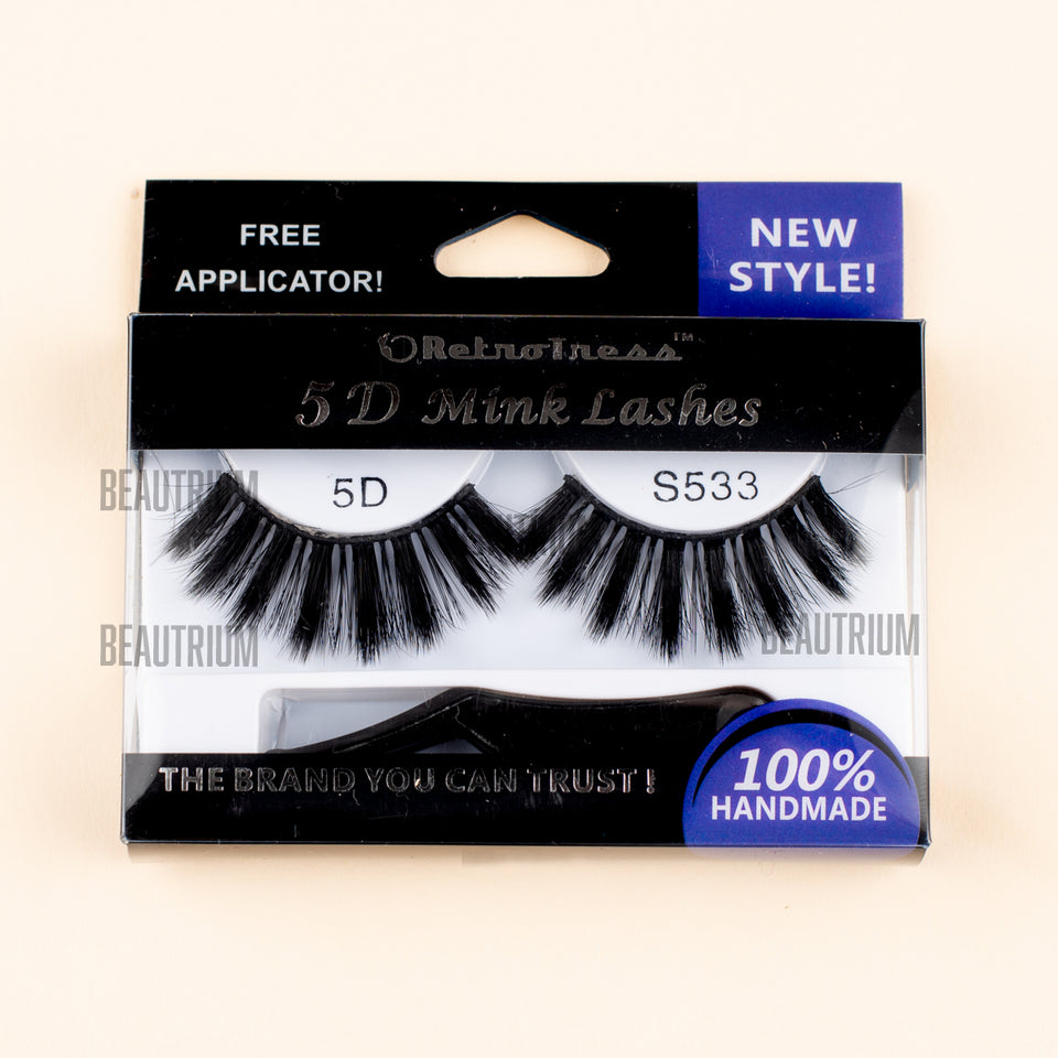 RetroTress 5D Mink Eyelashes Bulk Variety Mixed Dramatic Long Soft Flu